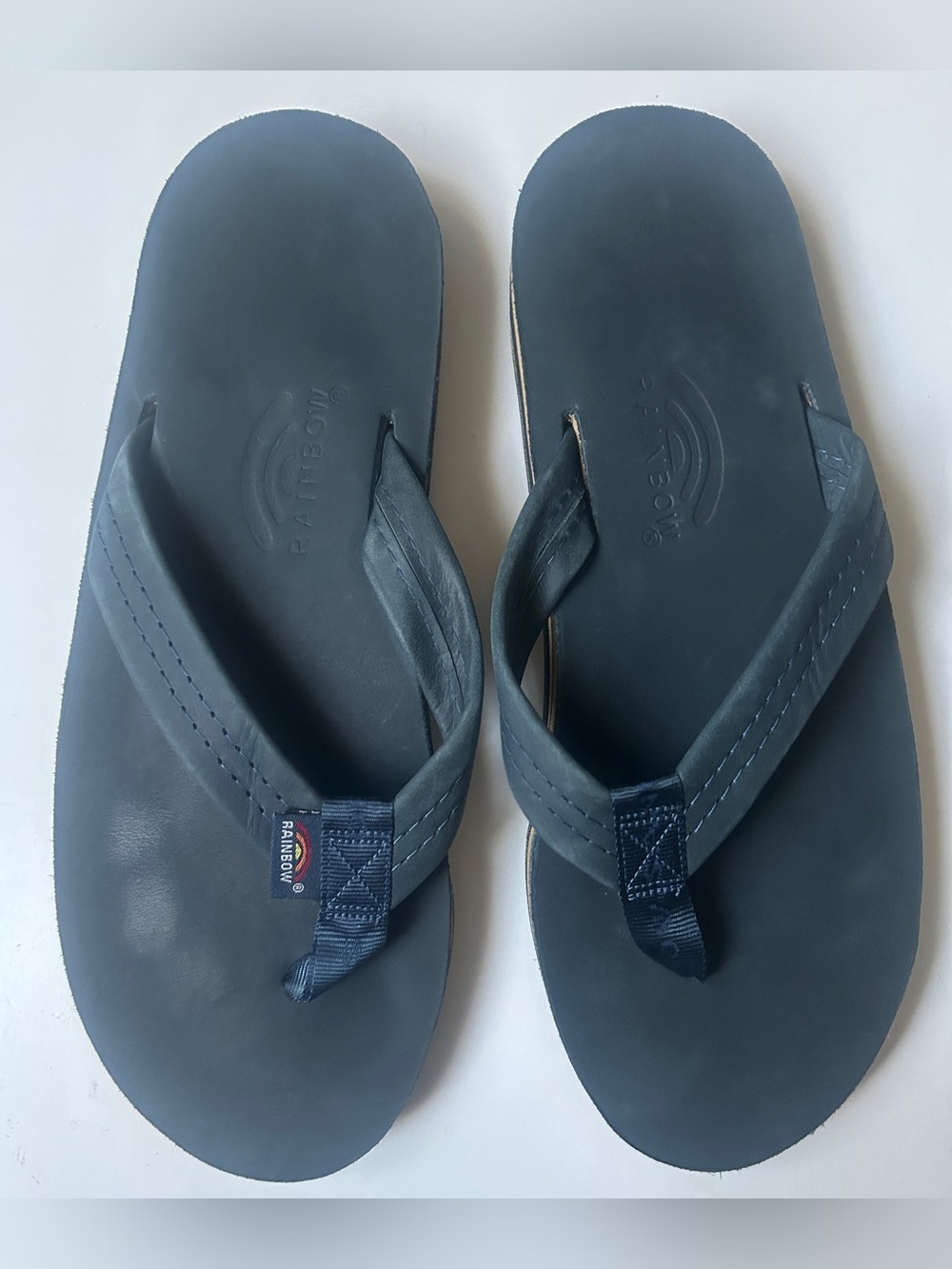 Rainbow Men’s Leather Sandals Flip Flops
